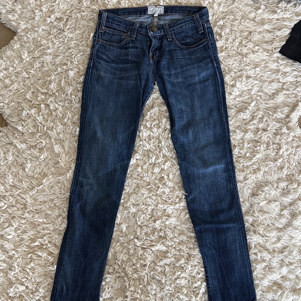 Local European Women's Dark Blue Skinny Jeans